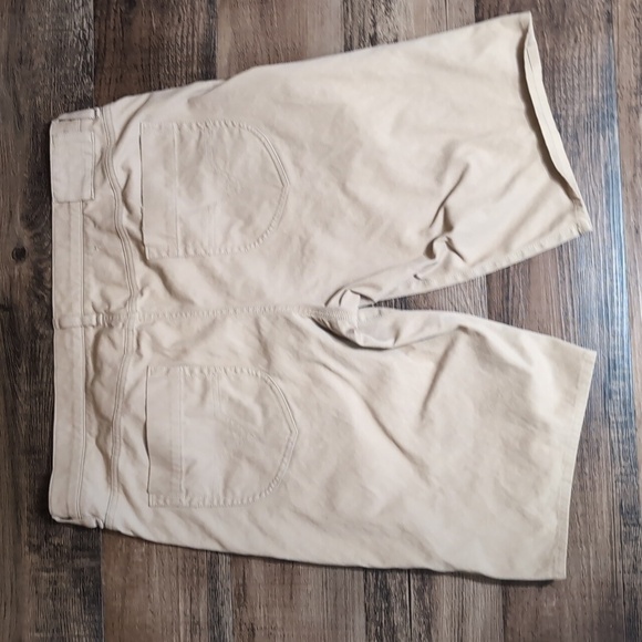 Vince Griffith Chino Shirt Size 38x12" In Khaki Tan Made In The USA - Picture 3 of 9